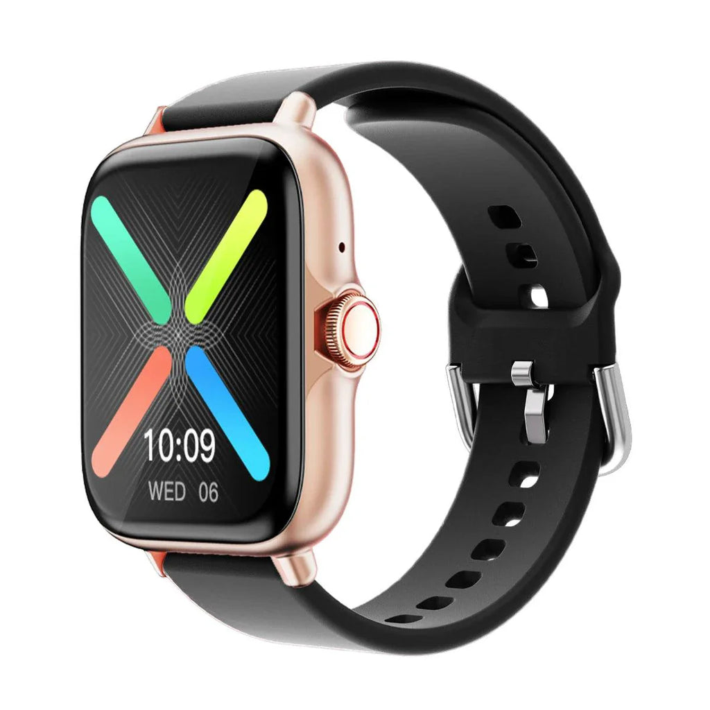 Smartwatch SmartTech de 1.83'' resistente al agua - Alertas de llamadas y mensajes, monitoreo de sueño, podómetro deportivo para iPhone y Android