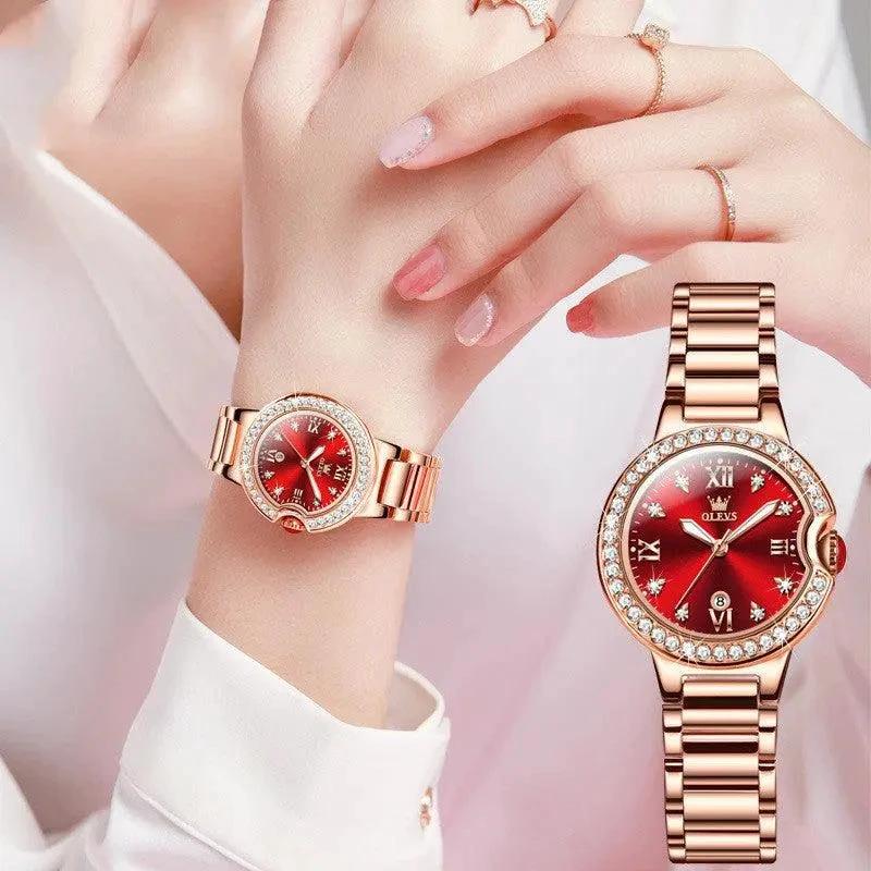 Reloj de mujer impermeable contra explosiones