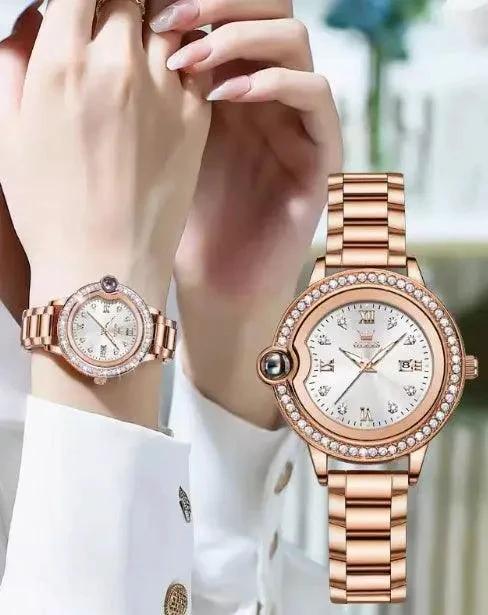 Reloj de mujer impermeable contra explosiones