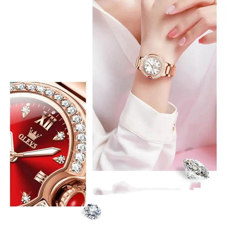 Reloj de mujer impermeable contra explosiones