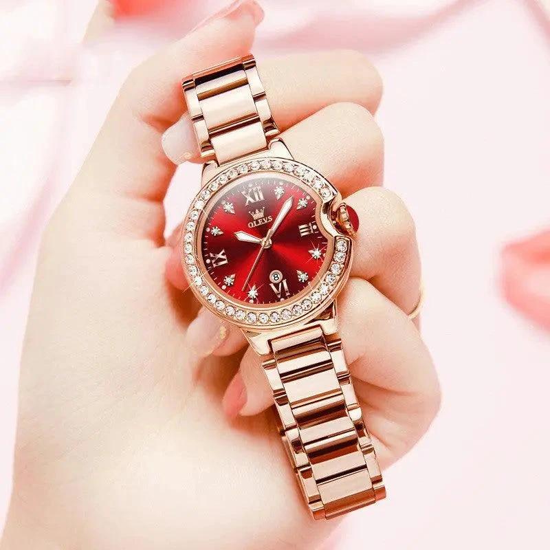 Reloj de mujer impermeable contra explosiones