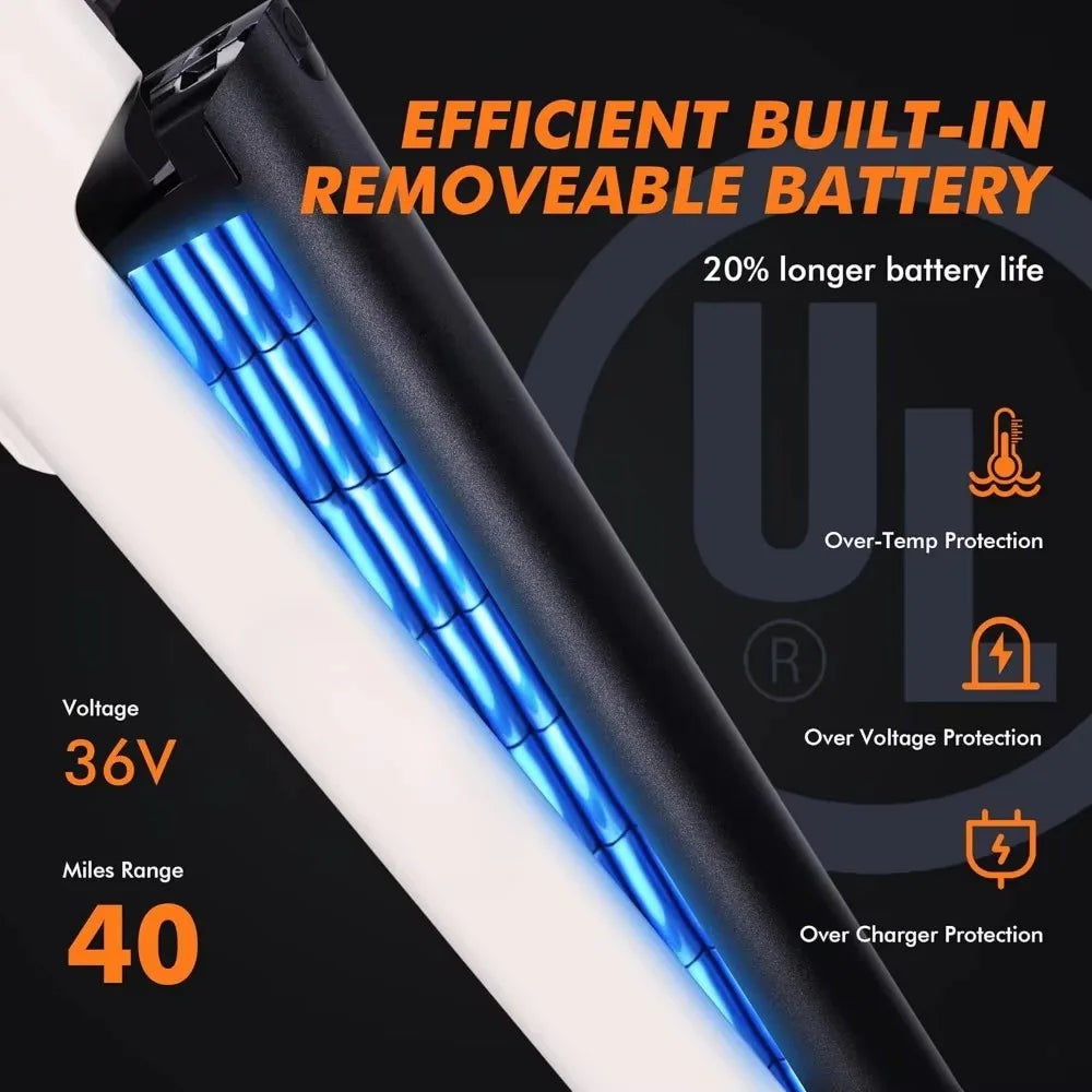eBike Boys Bicicleta eléctrica con motor de 750W - Resistente al agua, rendimiento de 7 velocidades