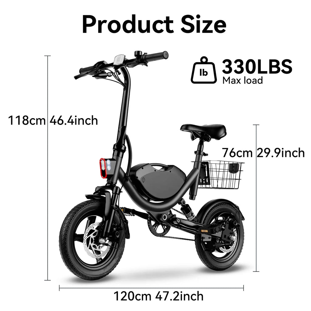 Bicicleta Eléctrica Plegable eBike Boys 715W de Pico - Rápida y Potente