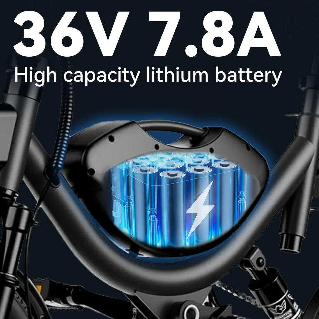 Bicicleta Eléctrica Plegable eBike Boys 715W de Pico - Rápida y Potente