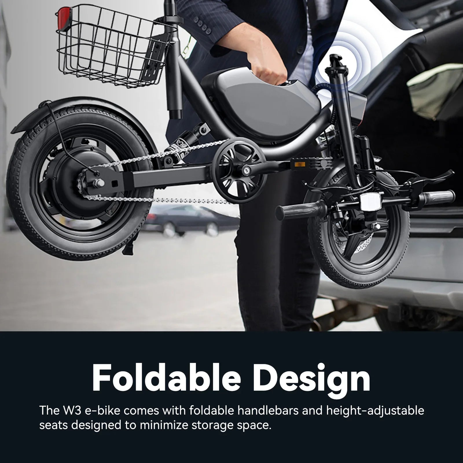 Bicicleta Eléctrica Plegable eBike Boys 715W de Pico - Rápida y Potente