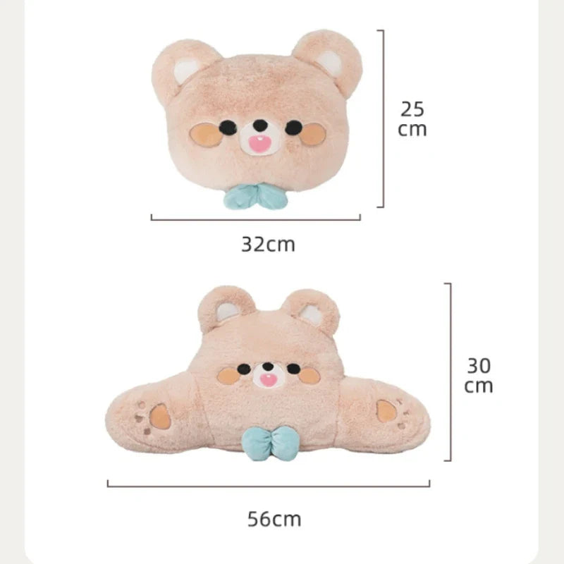 Accesorios de asiento de coche con osos de peluche