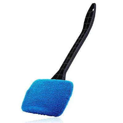 Kit de cepillo limpiaparabrisas para coche, herramienta de limpieza de parabrisas, limpiador de cristales interiores de coche con mango largo, accesorios de coche