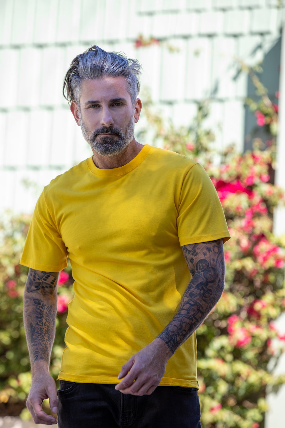 Liquidación Camiseta de Manga Corta de Bambú para Hombre - Corte Clásico
