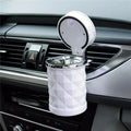 Cenicero de coche LED Universal con luz, soporte para cigarrillos, accesorios para coche, ceniceros portátiles de diseño lujoso para coches