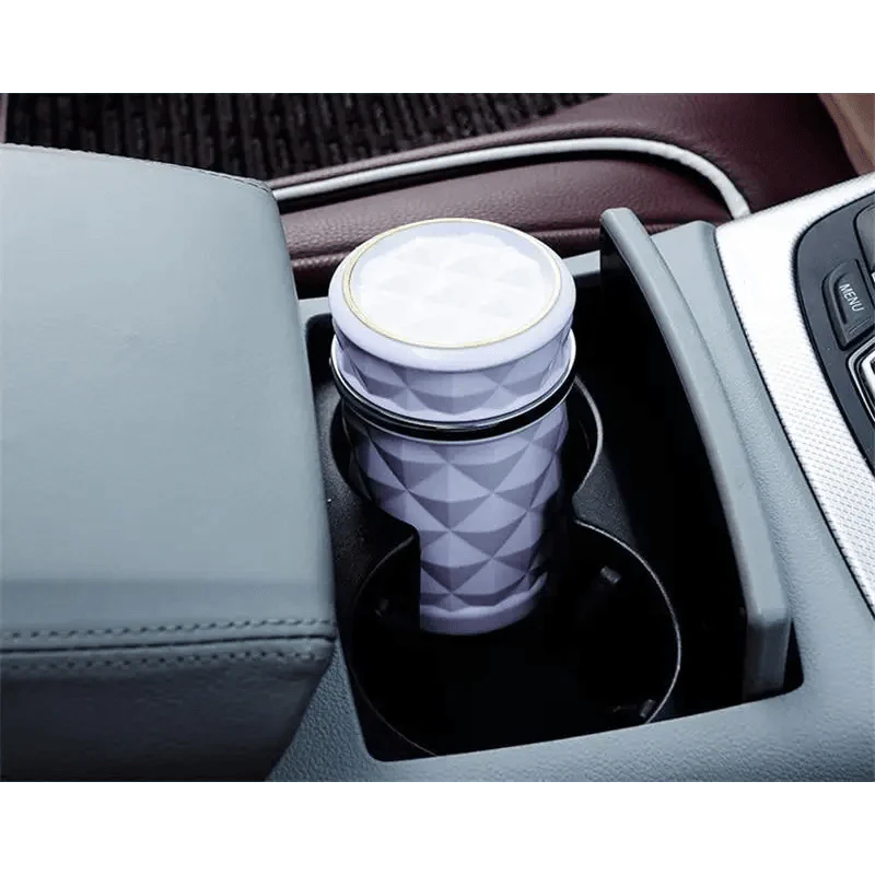 Cenicero de coche LED Universal con luz, soporte para cigarrillos, accesorios para coche, ceniceros portátiles de diseño lujoso para coches